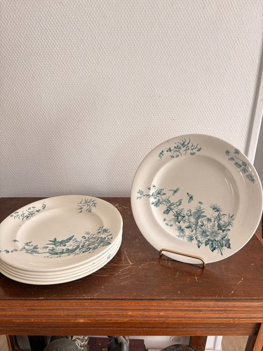 Lot assiette plates faïence - assiette,