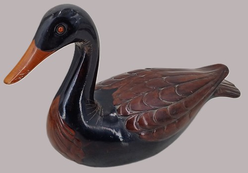 Canard laqué bois - laqué,