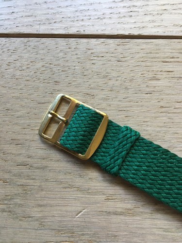 Bracelet montre tressé perlon - montre,