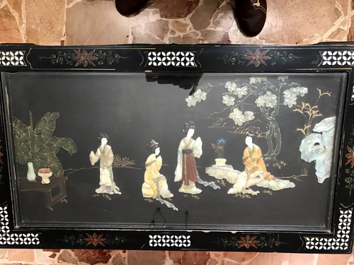 Table basse motifs japonais - , en