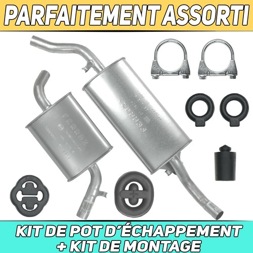 Kit pot échappement - kit, de