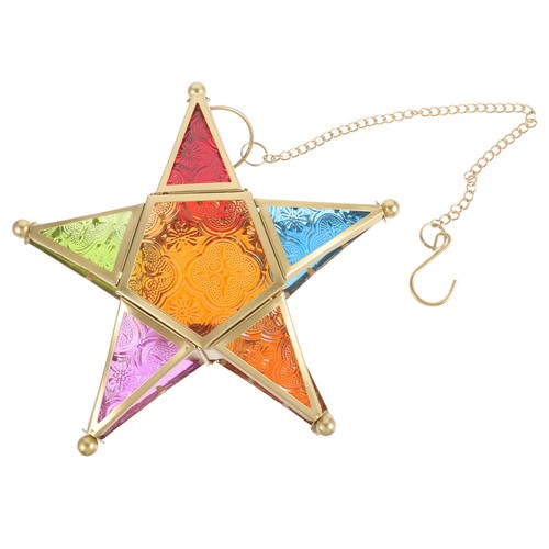 Bougeoir verre de couleur - verre,