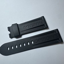 Officine Panerai Bracelet En Caoutchouc De 24Mm