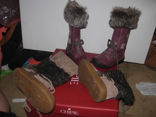 Lot bottes cuir neuves - bottes,