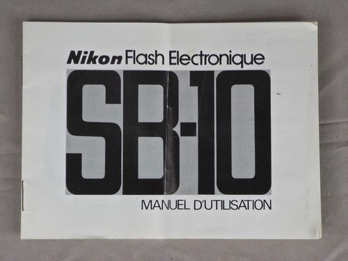 Nikon notice originale - originale, flash