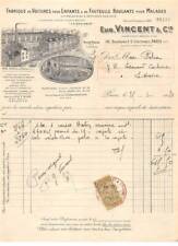 Invoice.AM19483.Paris.1921.Eug. Vincent.Children's car.Wheelchair.