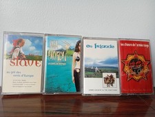 Lot 4 cassettes audio K7 