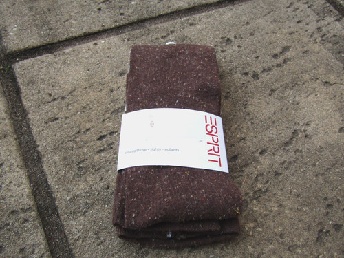 Collant chaud marron esprit - collant,