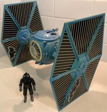 Vintage Star Wars 1983 Battle Damaged Tie Fighter complete working sound & light