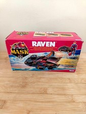 Boite vide vintage jouet figurine mask raven