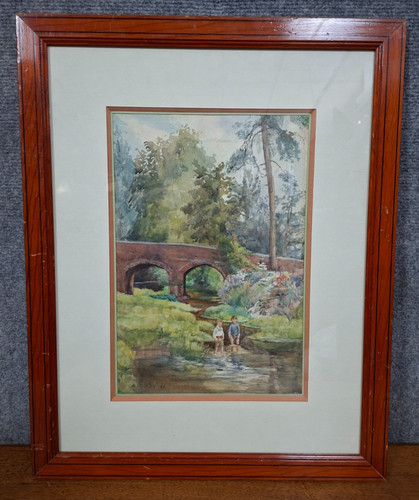 Aquarelle représentant une