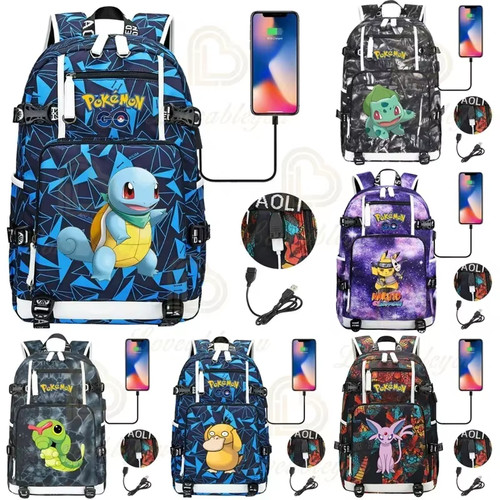 Sac dos bulbasaur pikachu - à,