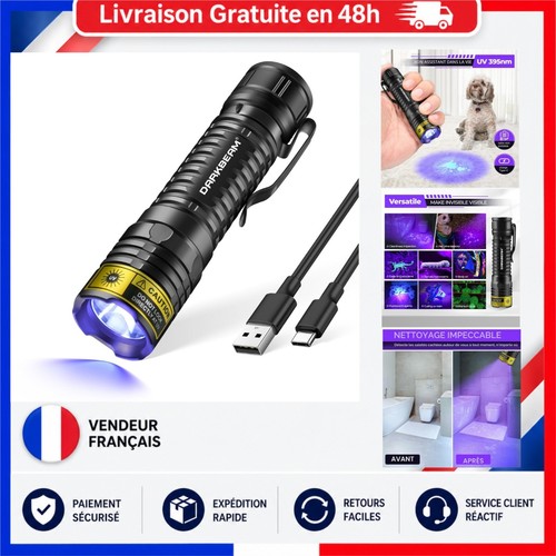 Lampe torche 395nm led - lampe, uv