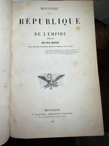 Histoire republique et - histoire, la