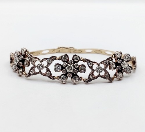Bracelet art deco 14k - or,