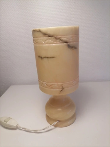 Lampe entièrement albâtre - entièrement,