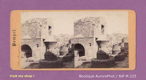 Vue stéréo 1880 italie - vue,