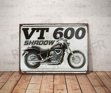 Plaque métal vintage Honda VT