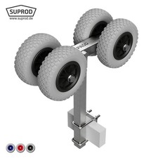 4 fois Rouleaux chariot de