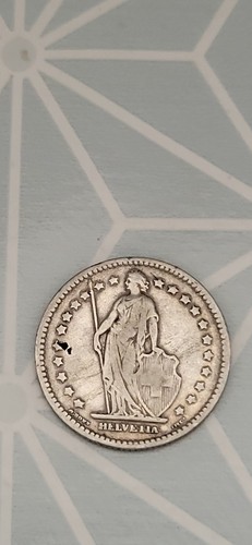 Franc 1887 suisse argent - 1,
