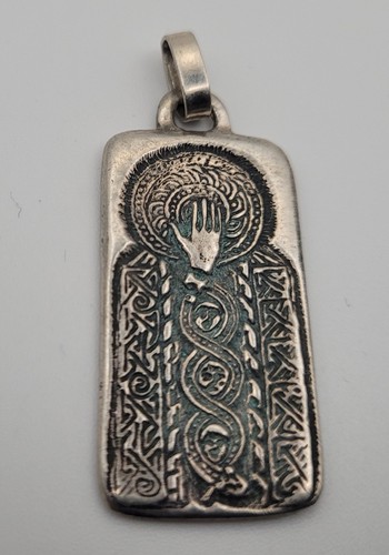 Pendentif argent massif style - argent,