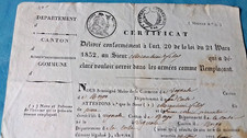 TRES RARE DOCUMENT de CORSE