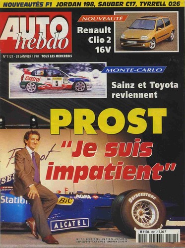 Auto hebdo 1121 01 - auto, 28/01/1998