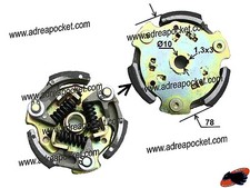 Embrayage Doré Pocket Bike