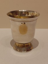 Timbale en argent massif 