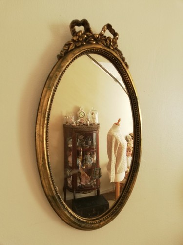 Miroir ancien bois - ancien, en