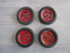 MECCANO: 4 poulies a moyeu