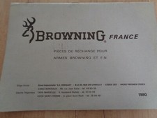 CATALOGUE D' ARMES BROWNING