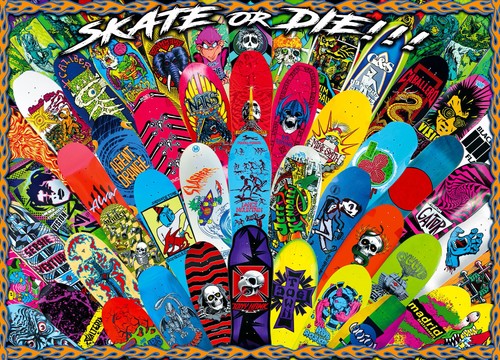 Skate die 1000 piece jigsaw - or,