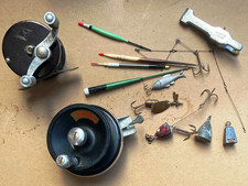 Lot matériel de pêche ancien