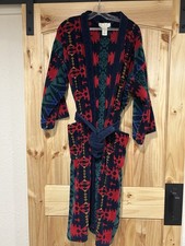 Vintage Bill Blass Men’s Robe One Size Western Boho Print Multi Color