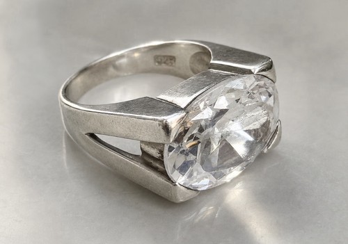Bague argent massif - bague, en