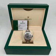 Rolex Yacht-Master 37Mm Platine Acier Cadran Rhodium Montre Automatique 268622
