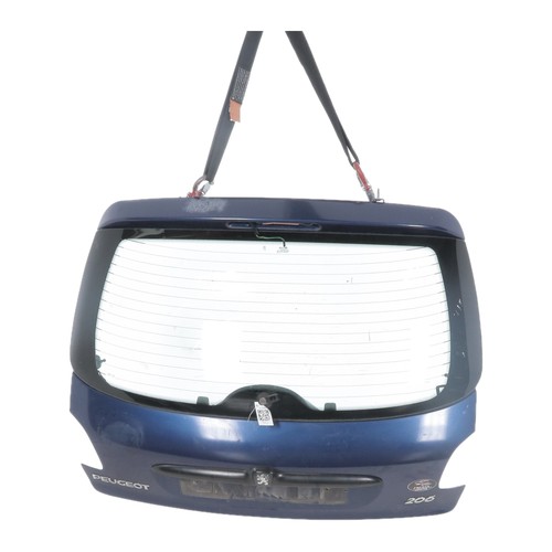 Hayon peugeot 206 bleu - -,