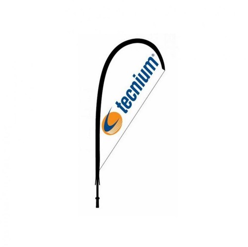 Oriflamme drapeau publicitaire