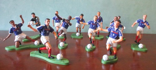 Lot figurines foot - 12, de