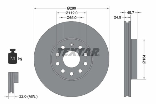 Disque frein golf - vw, p.