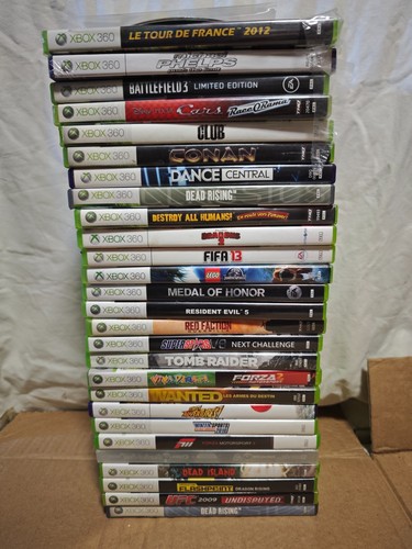 Lot jeux xbox 360 - de, 28