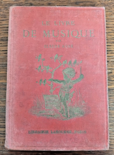 Ancien livre musique - livre, de