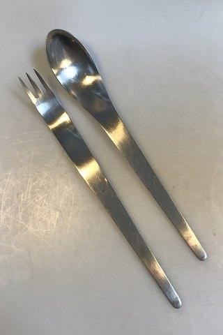 Ensemble salade acier - de,