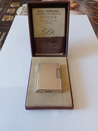 Briquet dupont plaqué - plaqué, argent