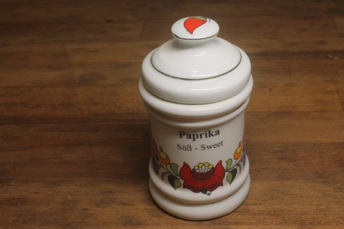 Pot épices porcelaine - pot, en