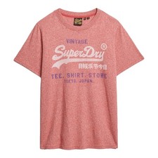 Superdry Homme T-Shirt - VI Classic Relaxed Tee, Logo, Col Rond, Uni