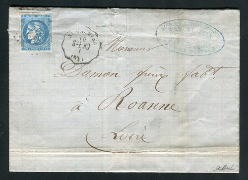 Rare lettre feurs pour - de,