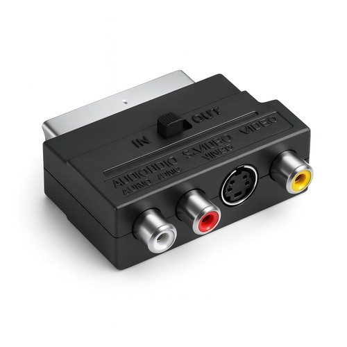 Adaptateur péritel vers rca - adaptateur,