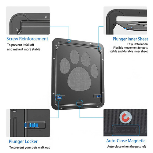 Porte chien chat moustiquaire - porte,